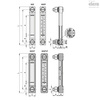 Elesa Column level indicators, HCZ.127/T-1/2-13 HCZ. (inch sizes)